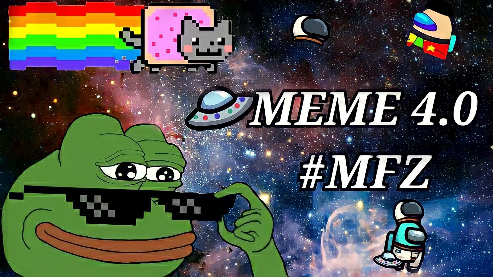 Discovery splash banner for MEME 4.0 Discord server