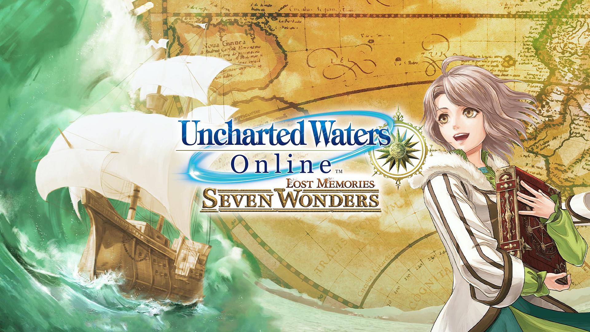 Discovery splash banner for Uncharted Waters Online Discord server