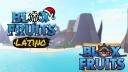 Discovery splash banner for Blox Fruits Latino 💢 | Trade & Sorteos Discord server