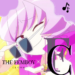 Discovery icon for 🌈﹢。゚The Femboy Cloud ゚。﹢💝Social • Chill • Diversión • Femboys & Friends Discord server