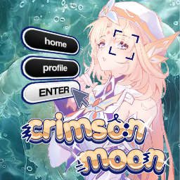 Discovery icon for ೀ゛ Crimson Moon 🌊 ◞ summer◞ gaming◞ social Discord server